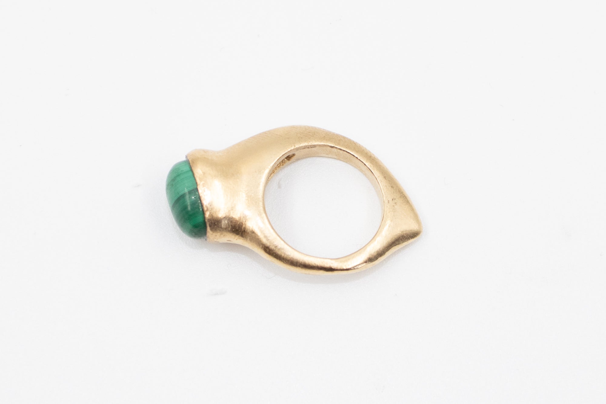 Bague Héritage – Or et Malachite