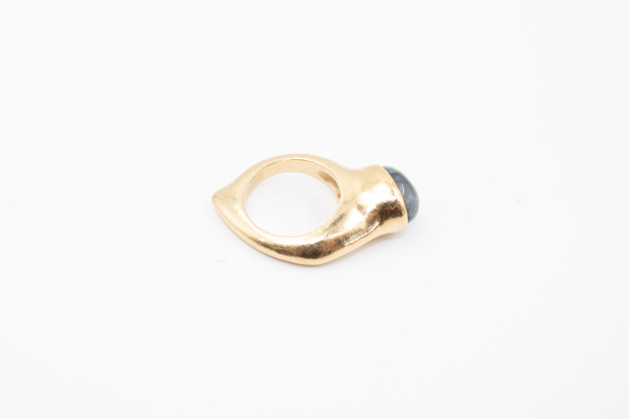 Bague Héritage – Or et Agate