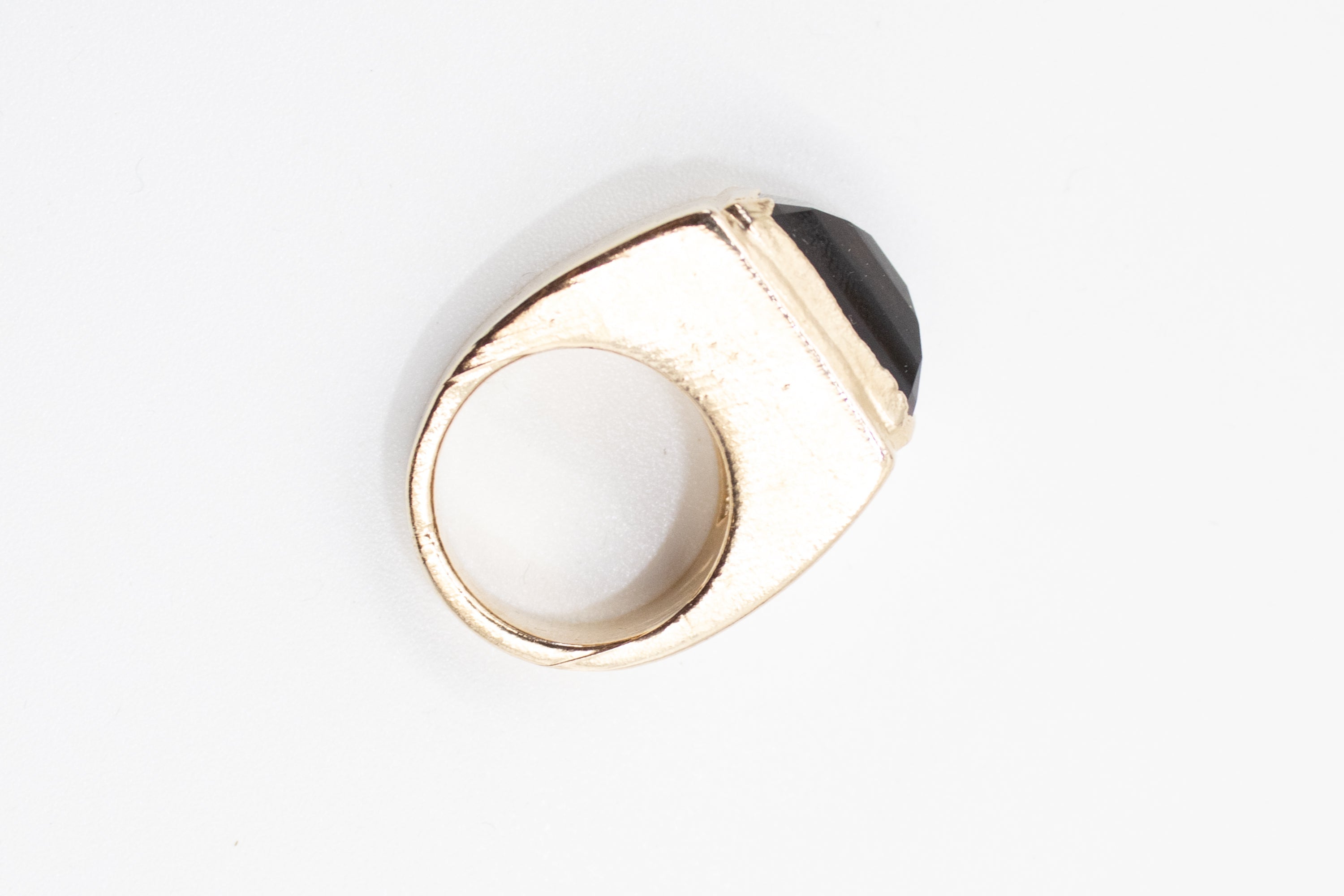 BAGUE LOUIS QUARTZ FUMÉ